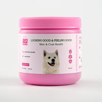 RGoodDog LOOKING GOOD & FEELING GOOD skin and coat supplement for dogs